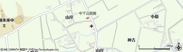 宮城県東松島市野蒜山岸124周辺の地図