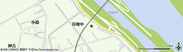 宮城県東松島市野蒜（谷地中）周辺の地図
