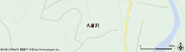 山形県西川町（西村山郡）大井沢周辺の地図