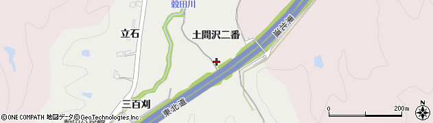 宮城県富谷市穀田（土間沢二番）周辺の地図