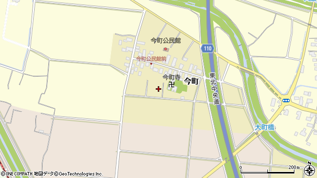 〒994-0078 山形県天童市今町の地図