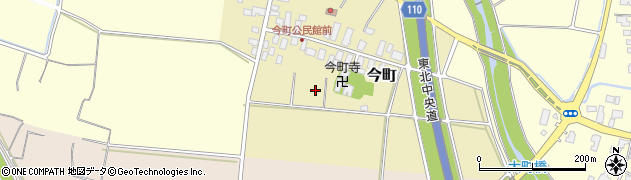 山形県天童市今町周辺の地図