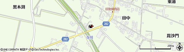 須賀川油店溝延給油所周辺の地図