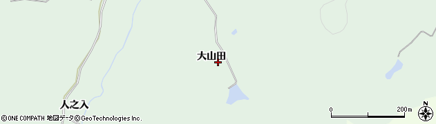 宮城県東松島市浅井（大山田）周辺の地図
