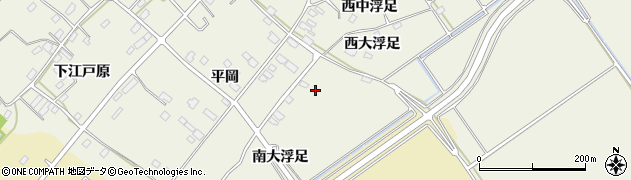 宮城県東松島市牛網南大浮足周辺の地図