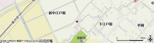 宮城県東松島市牛網（新中江戸原）周辺の地図