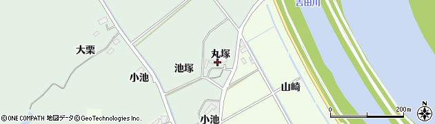 宮城県東松島市浅井（丸塚）周辺の地図