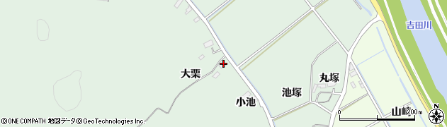 宮城県東松島市浅井大栗35周辺の地図