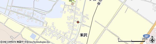 山形県寒河江市米沢57-2周辺の地図