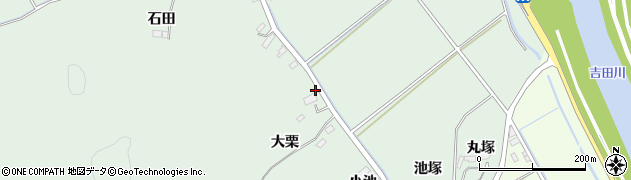 宮城県東松島市浅井大栗52周辺の地図