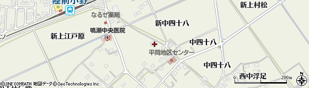 宮城県東松島市牛網（新中四十八）周辺の地図