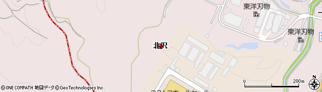 宮城県富谷市富谷北沢周辺の地図