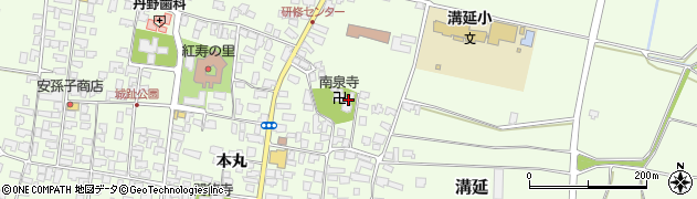 南泉寺周辺の地図