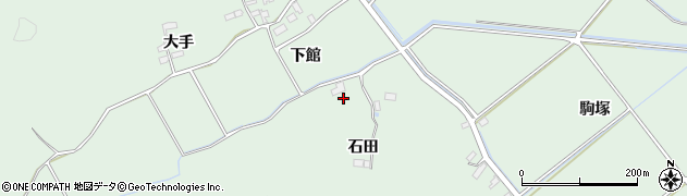 宮城県東松島市浅井石田周辺の地図