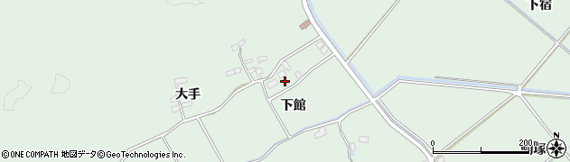 宮城県東松島市浅井下館61周辺の地図