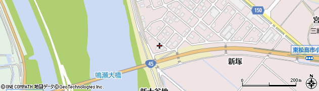 宮城県東松島市小野中央11周辺の地図