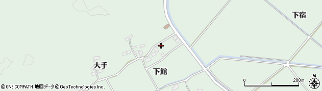 宮城県東松島市浅井下館104周辺の地図