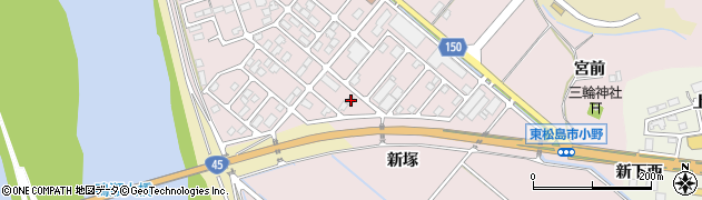 宮城県東松島市小野中央8周辺の地図