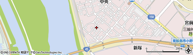 宮城県東松島市小野中央76周辺の地図