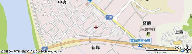宮城県東松島市小野中央5周辺の地図