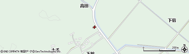 宮城県東松島市浅井下館76周辺の地図