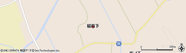 宮城県富谷市今泉（稲荷下）周辺の地図