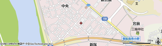 宮城県東松島市小野中央7周辺の地図