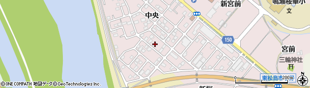 宮城県東松島市小野中央17周辺の地図