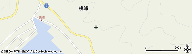 宮城県石巻市桃浦（ウトキ山）周辺の地図