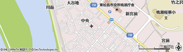 宮城県東松島市小野中央19周辺の地図