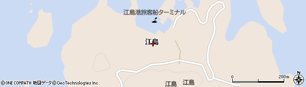 宮城県女川町（牡鹿郡）江島（江島）周辺の地図