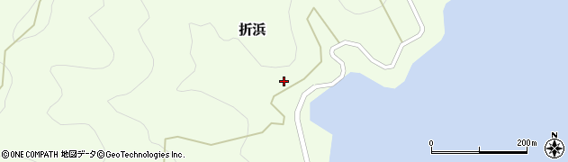 宮城県石巻市折浜（折浜）周辺の地図