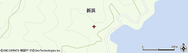 宮城県石巻市折浜竹沢周辺の地図