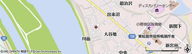宮城県東松島市小野中央33周辺の地図
