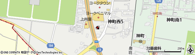 ＥＮＥＯＳ１３号線山形空港ＳＳ周辺の地図