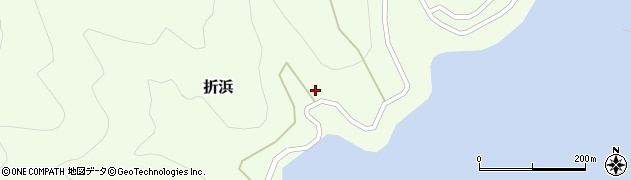 宮城県石巻市折浜（卯ノ崎）周辺の地図