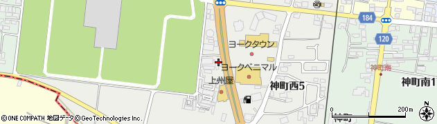 ＥＮＥＯＳ山形空港前ＳＳ周辺の地図