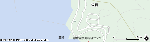 宮城県石巻市渡波袖ノ浜周辺の地図
