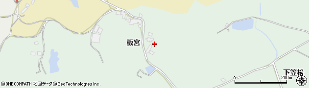 宮城県東松島市浅井（板宮）周辺の地図