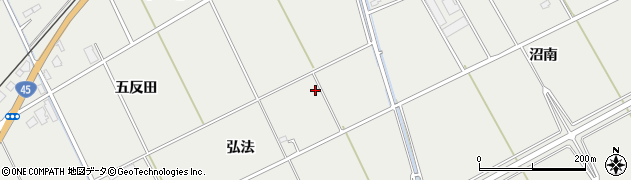 宮城県東松島市矢本弘法34周辺の地図