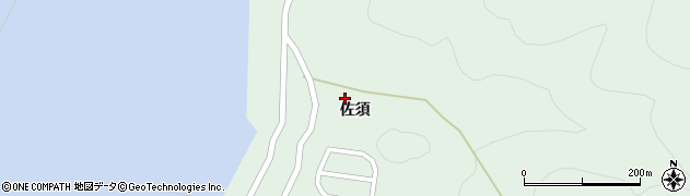宮城県石巻市渡波佐須周辺の地図