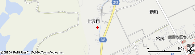 宮城県東松島市矢本上沢目周辺の地図