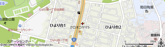 宮城県富谷市ひより台周辺の地図