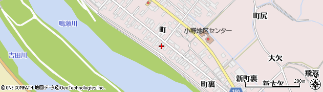 宮城県東松島市小野町36周辺の地図