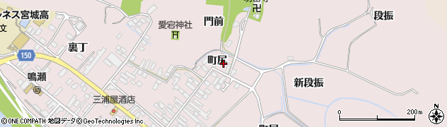 宮城県東松島市小野（町尻）周辺の地図