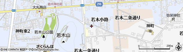 山形県東根市若木小路7周辺の地図