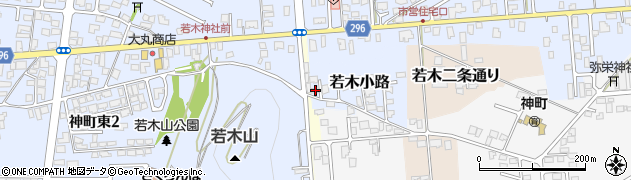 山形県東根市若木小路2周辺の地図