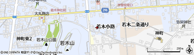 山形県東根市若木小路6周辺の地図