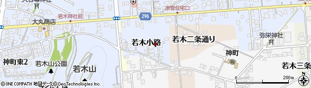 山形県東根市若木小路16-10周辺の地図