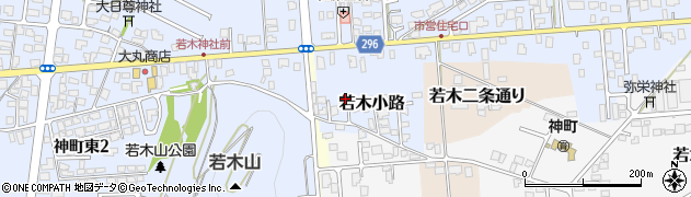 山形県東根市若木小路8周辺の地図